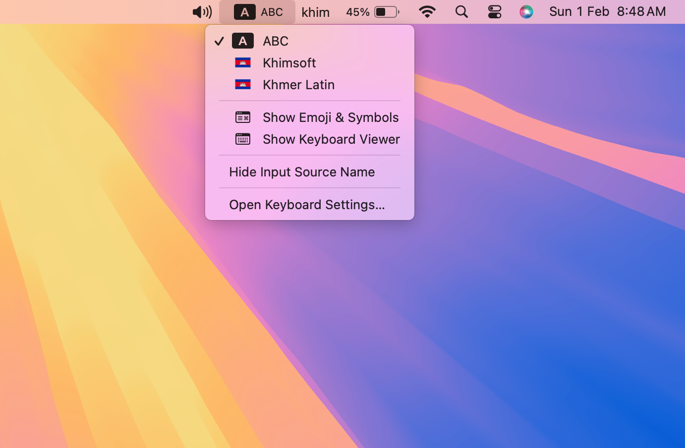 khimsoft keyboard macos